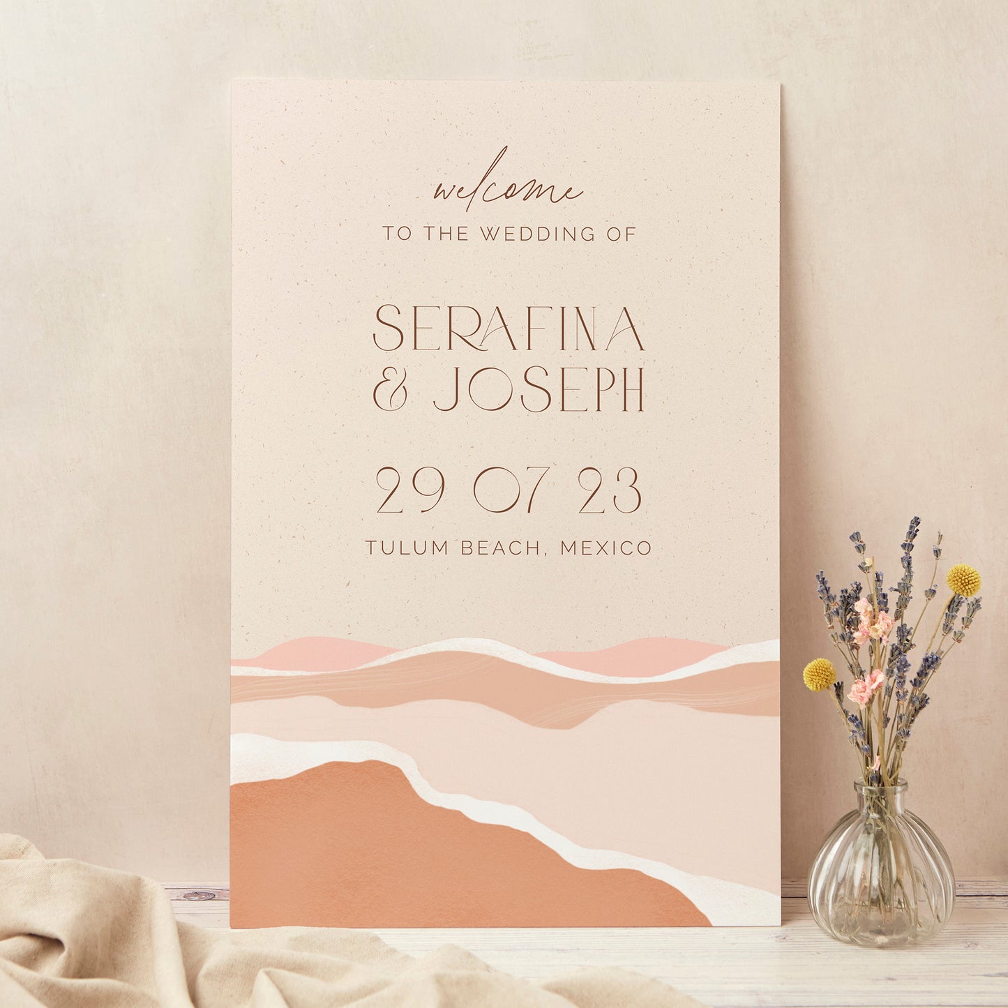 Palm Beach Wedding Welcome Sign