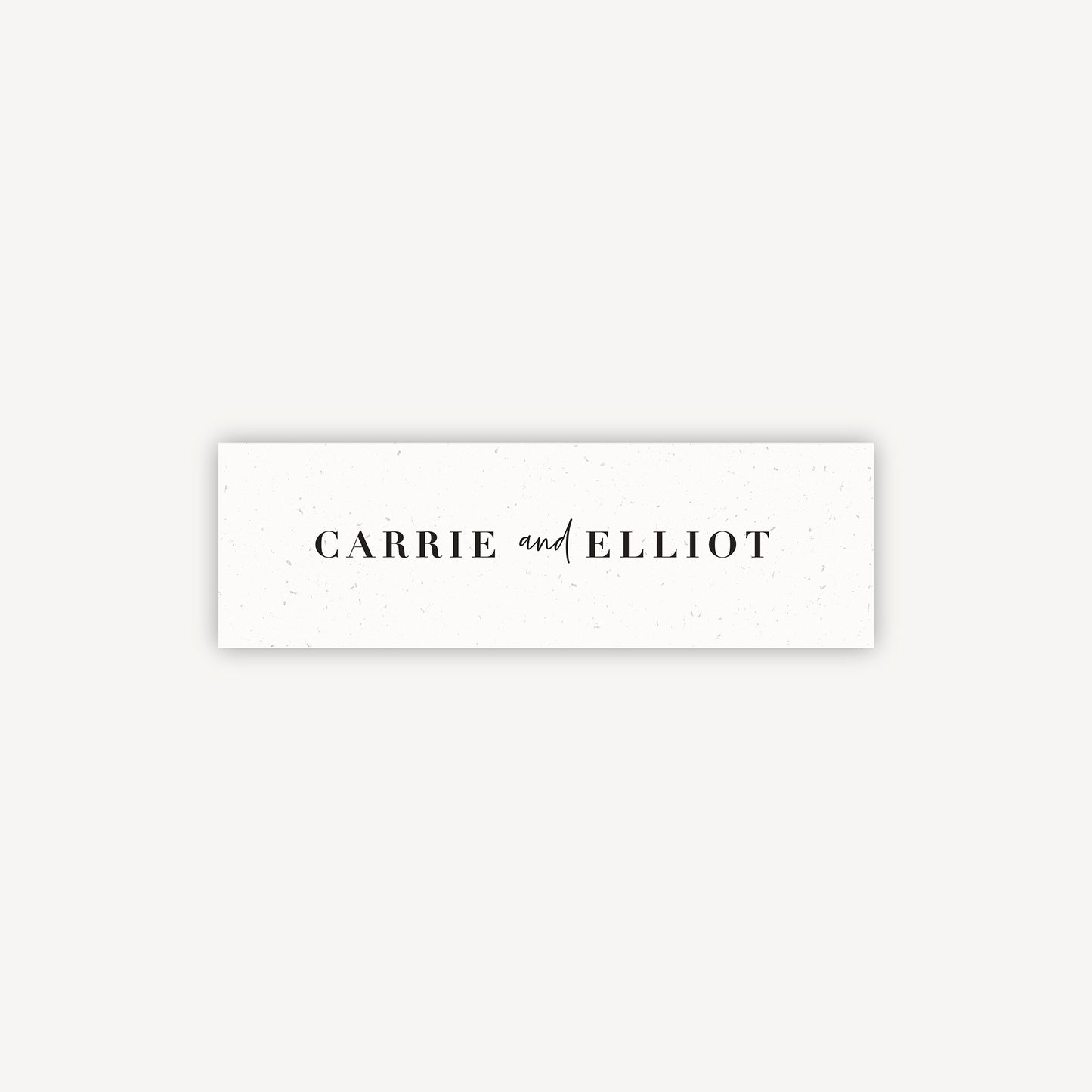 Black Modern Script Wedding Invitation Band Wrap