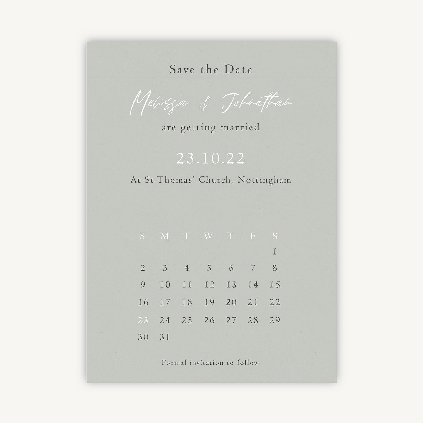 Elegant Floral Folded Wedding Save the Date