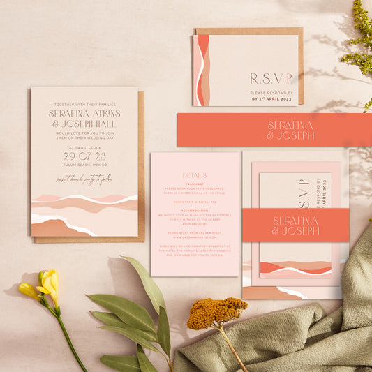 Palm Beach Wedding Invitation
