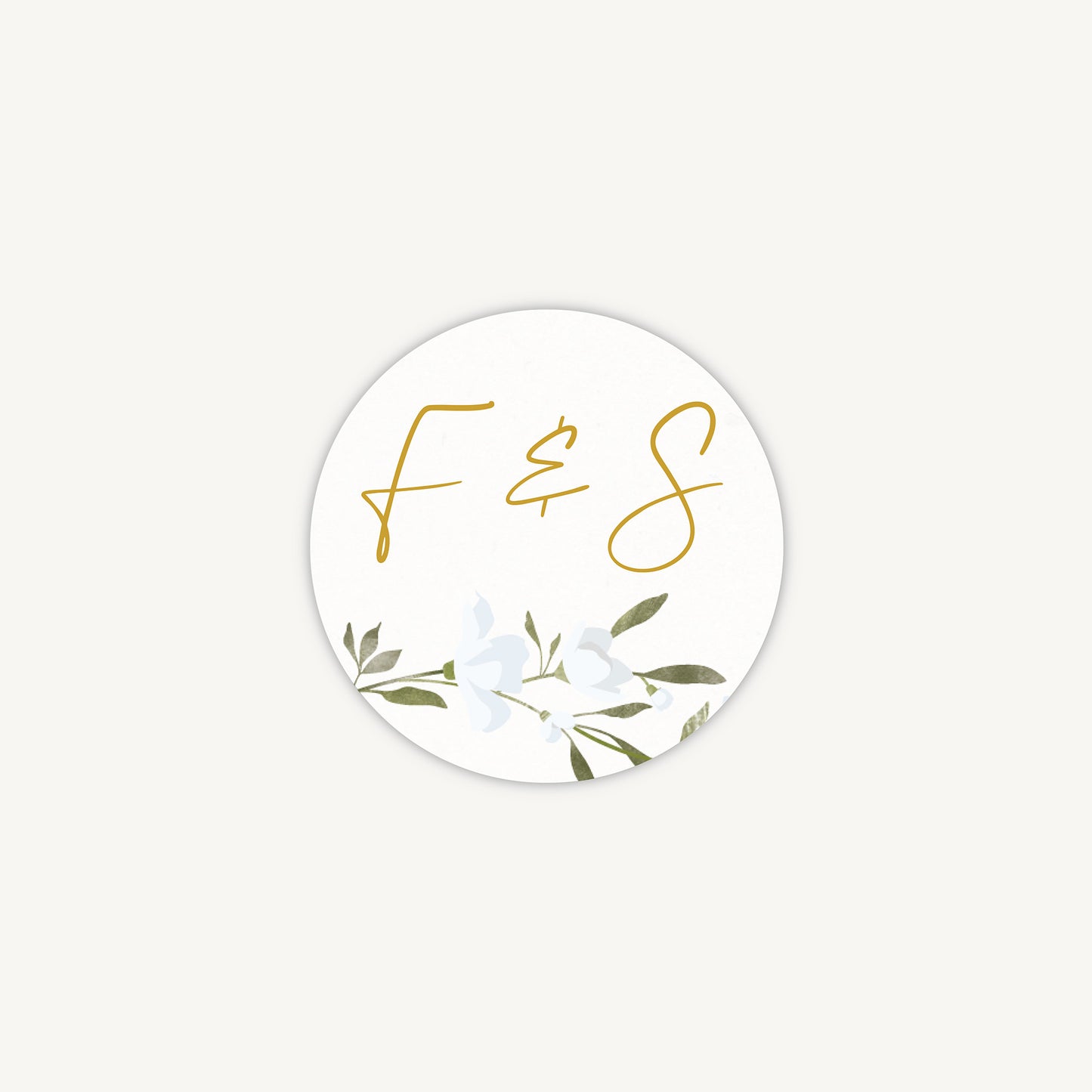 Spring Flowers Envelope Wedding Sticker