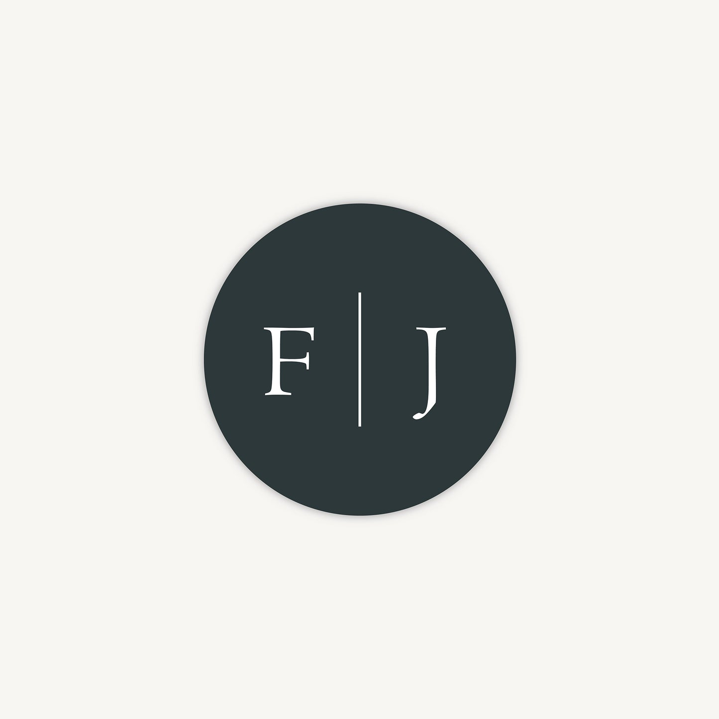 Winter Botanical Envelope Wedding Sticker