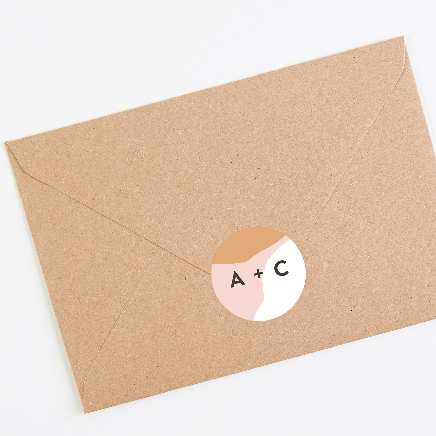 Painterly Colour Pop Envelope Wedding Sticker