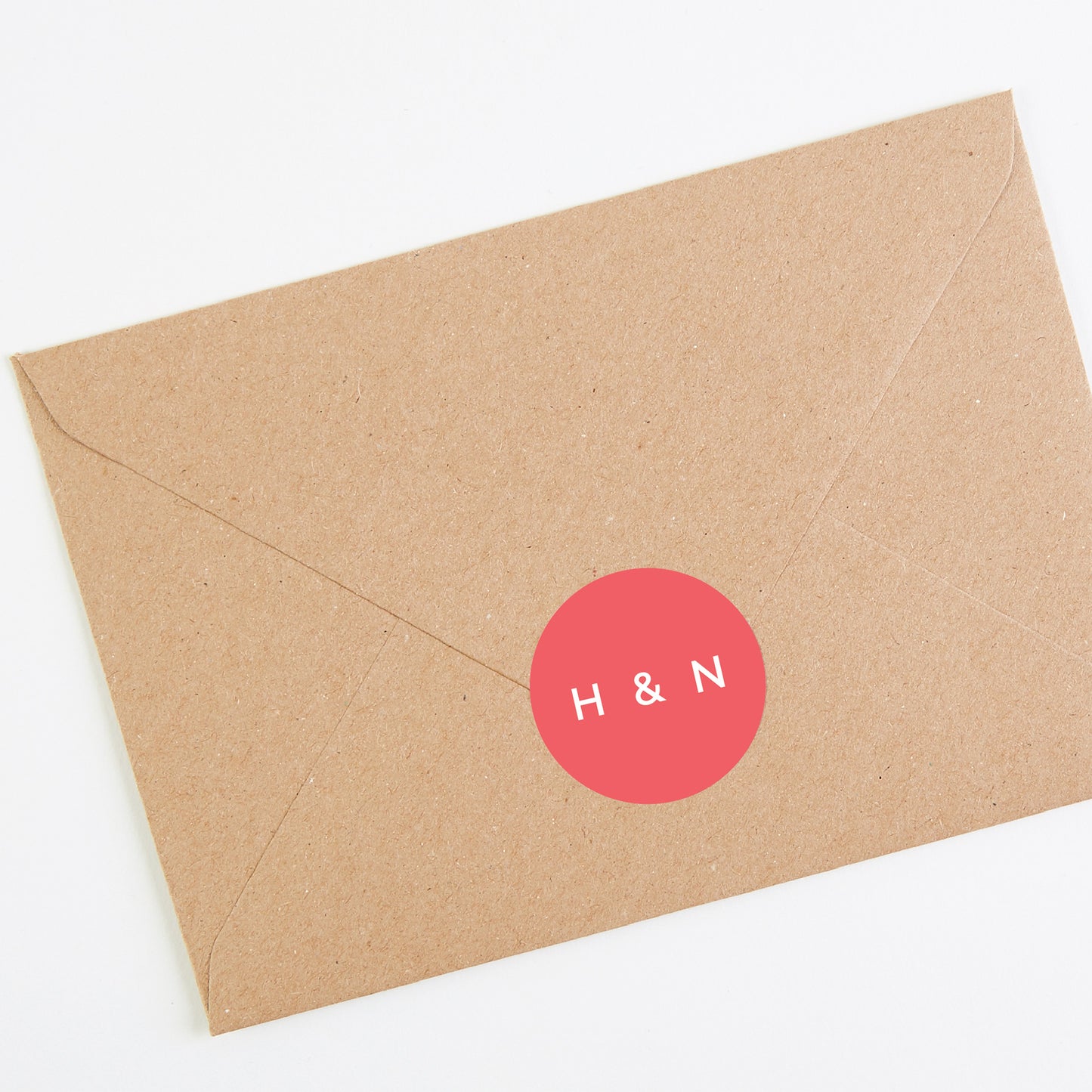 Bright Flowers Envelope Wedding Sticker