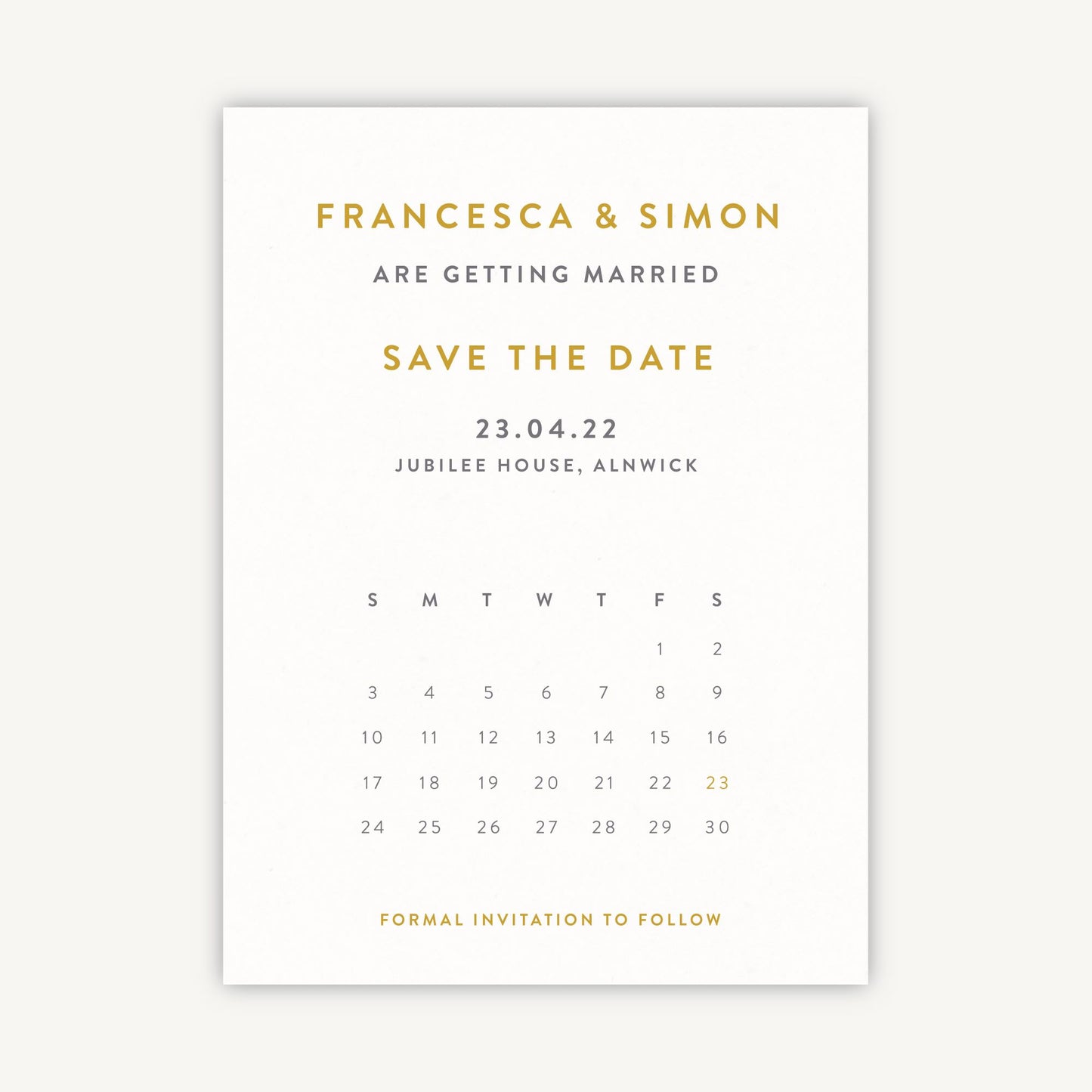 Spring Flowers Folded Wedding Save the Date
