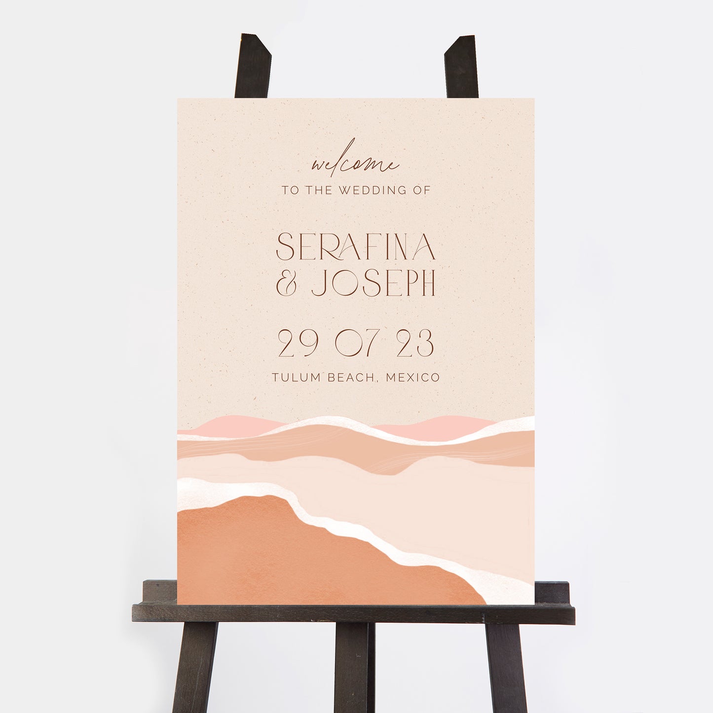 Palm Beach Wedding Welcome Sign