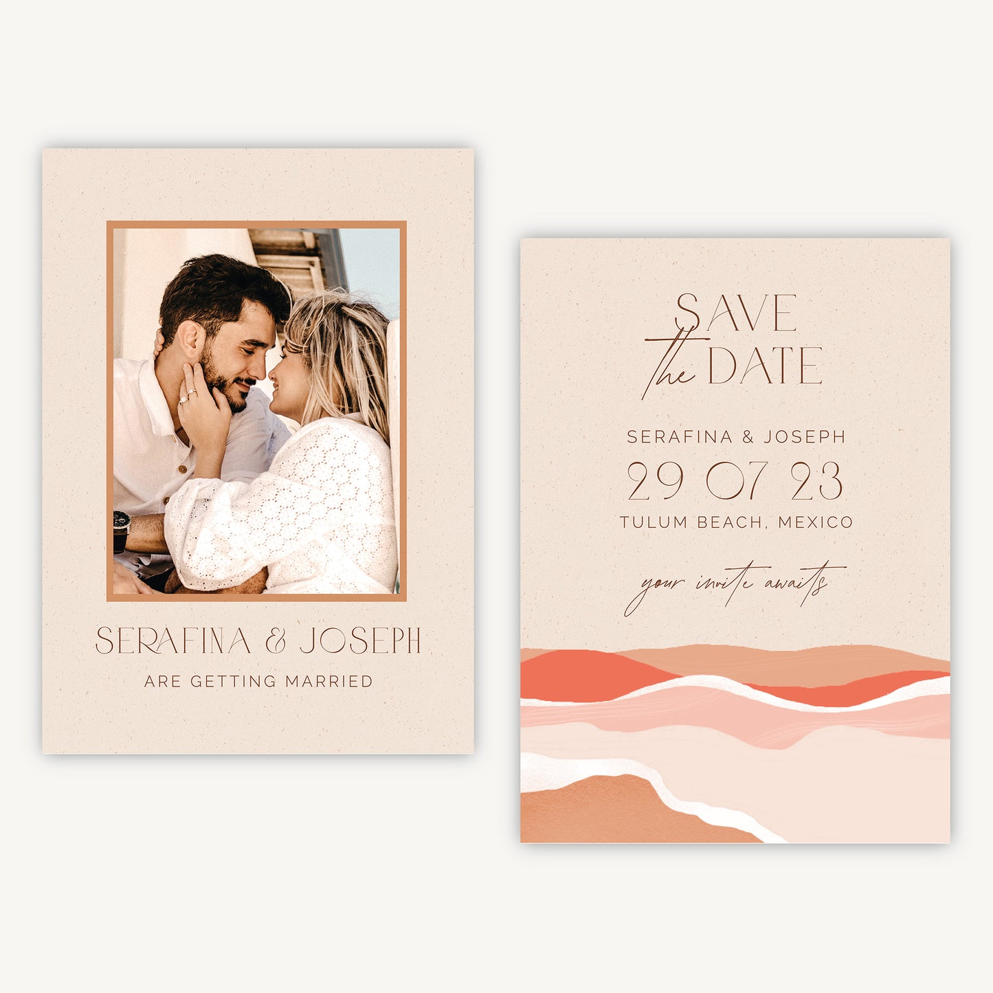 Palm Beach Photo Wedding Save the Date