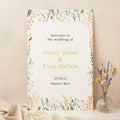 Summer Meadow Wedding Welcome Sign