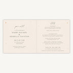 Winter Christmas Folded Wedding Invitation