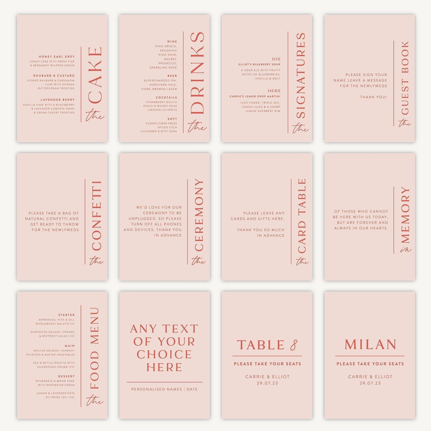 Cards and Gifts Sign Wedding Sign A4 Sturdy Foamex Sign Modern Layout