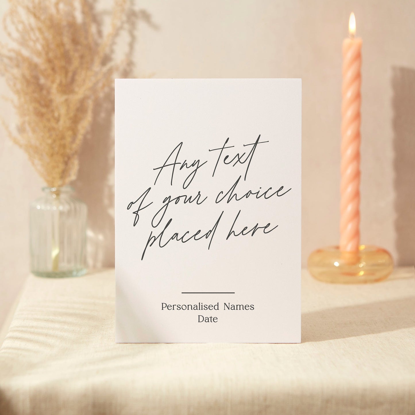 Guest Book Sign Wedding Sign A4 Sturdy Foamex Sign Modern Calligraphy