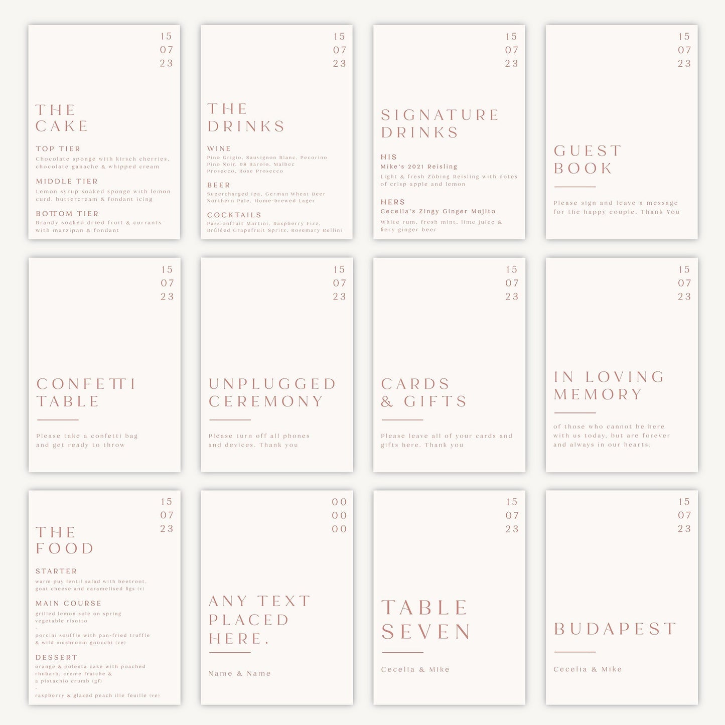 Guest Book Sign Wedding Sign A4 Sturdy Foamex Sign Minimal Capitalised