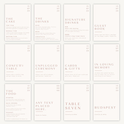 Guest Book Sign Wedding Sign A4 Sturdy Foamex Sign Minimal Capitalised