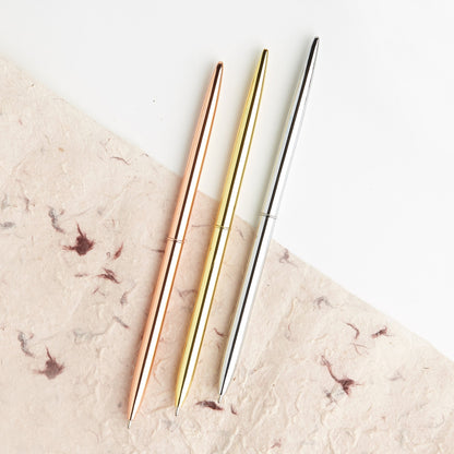 Minimal Script Linen Guest Book