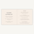 Celestial Night Sky Folded Wedding Invitation