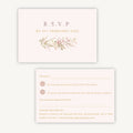 Dried Flower Hoop RSVP Card