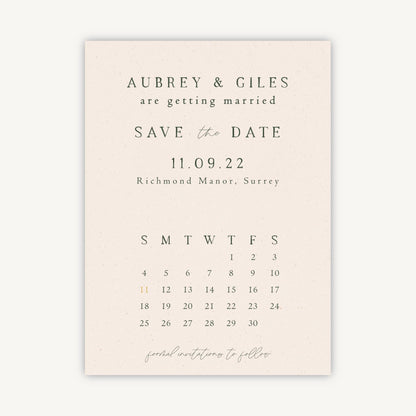 Dried Flower Wreath Folded Wedding Save the Date