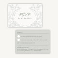 Elegant Floral RSVP Card
