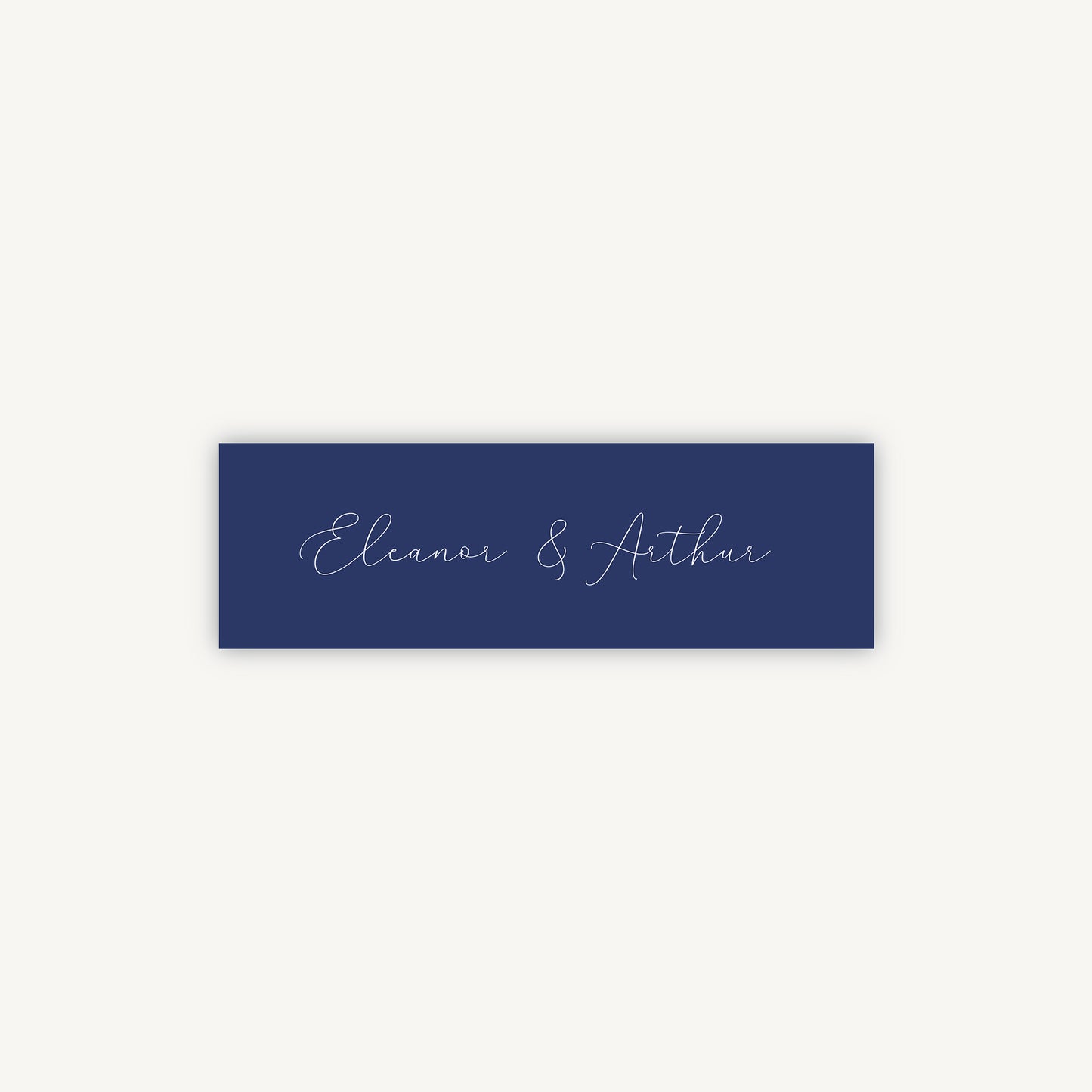 Farmhouse Blue Wedding Invitation Band Wrap