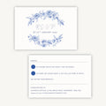 Farmhouse Blue RSVP Card