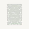Sage Wildflower Wedding Save the Date