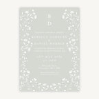 Sage Wildflower Wedding Invitation
