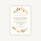 Rustic Wildflowers Wedding Save the Date