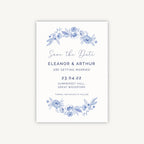 Farmhouse Blue Wedding Save the Date