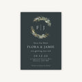 Winter Botanical Wedding Save the Date