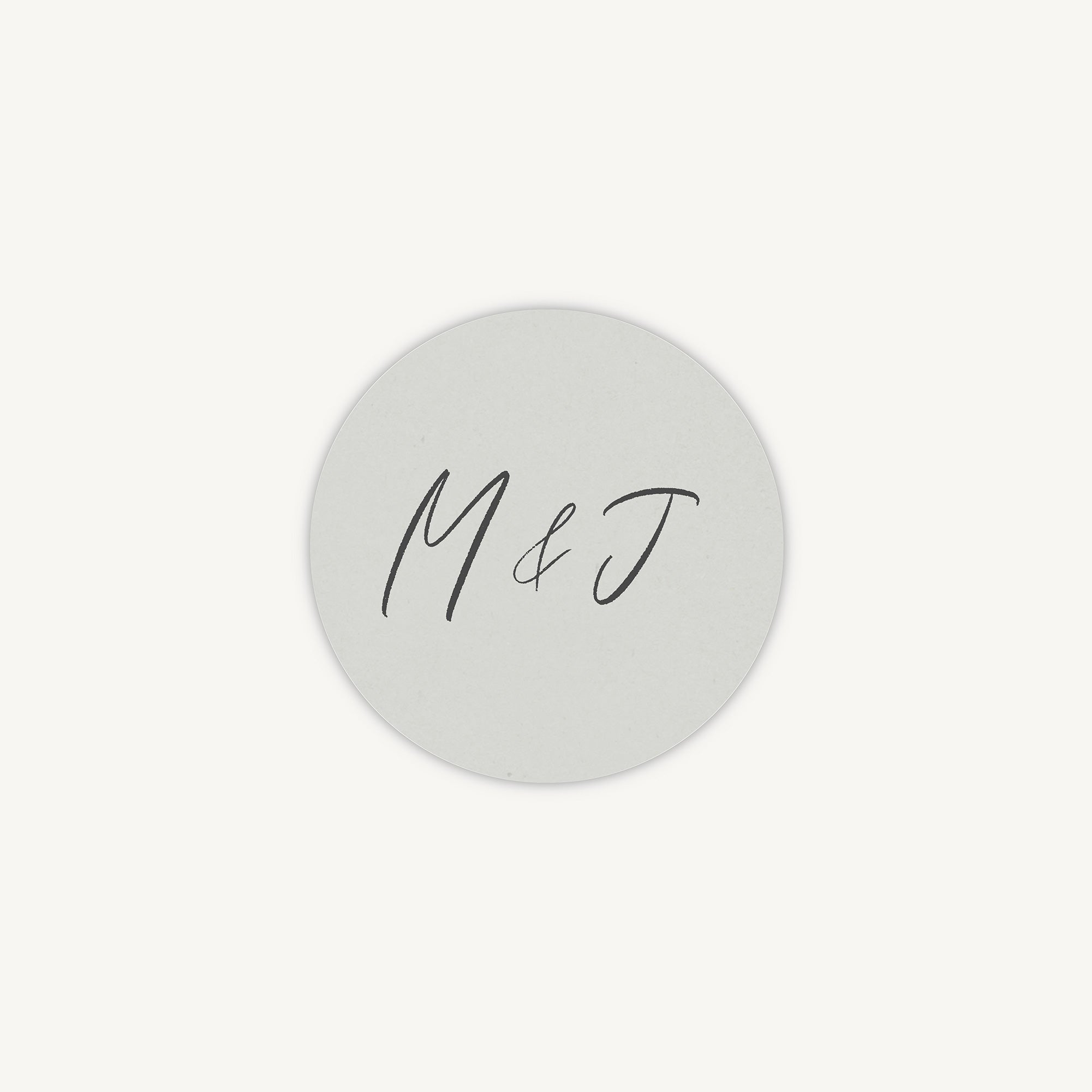 Elegant Floral Envelope Wedding Sticker