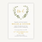 Greenery Botanical Wedding Invitation