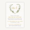 Greenery Botanical Evening/Reception Wedding Invitation