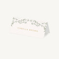 Botanical Rustic Wedding Place Card