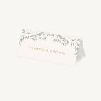 Botanical Rustic Wedding Place Card
