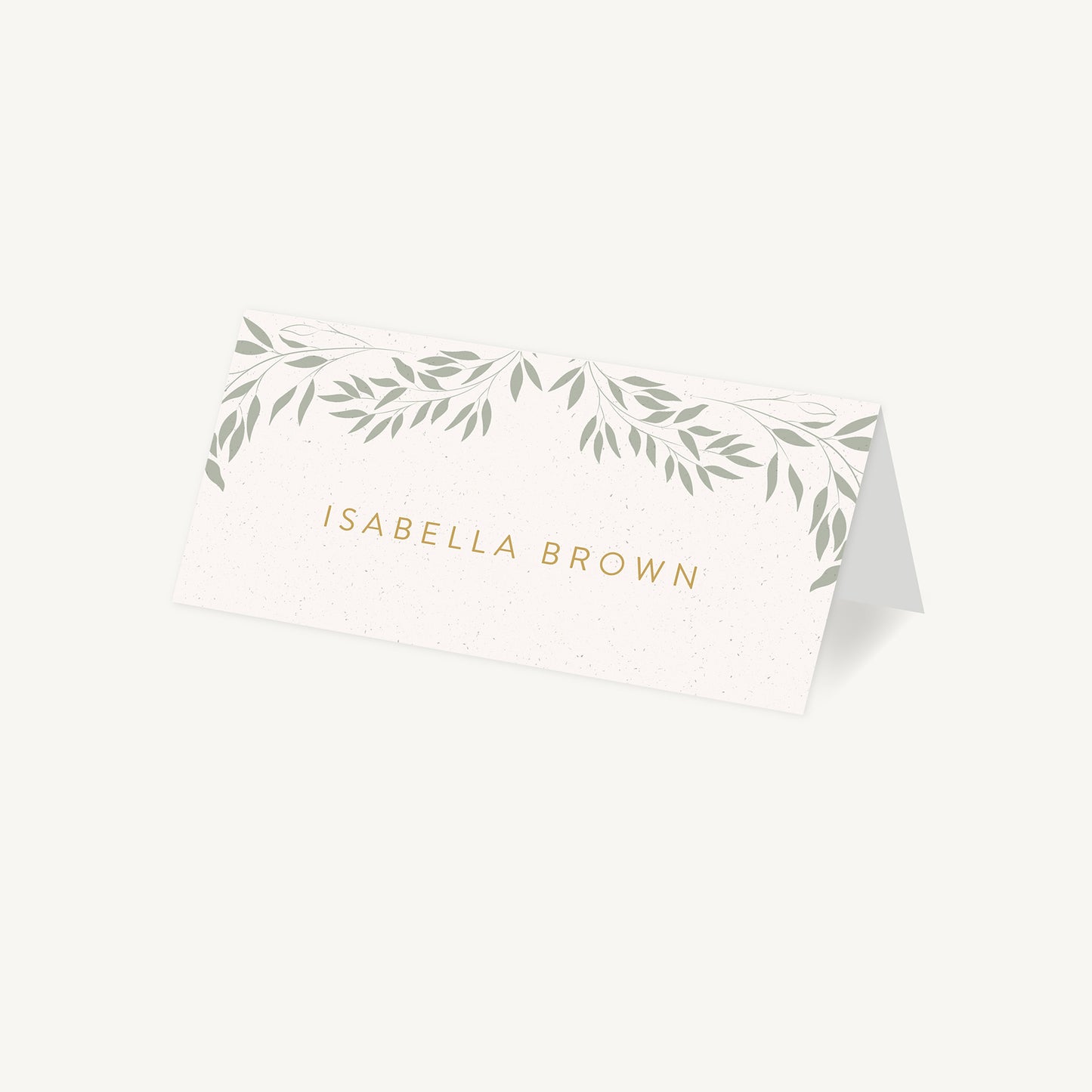 Botanical Rustic Wedding Place Card
