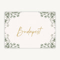 Botanical Rustic Wedding Table Name