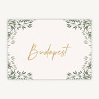 Botanical Rustic Wedding Table Name