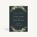 Winter Botanical Wedding Order of Service
