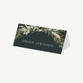 Winter Botanical Wedding Place Card