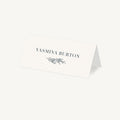 Foliage Monogram Wedding Place Card