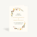 Rustic Wildflowers Wedding Order of Service