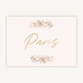 Dried Flower Hoop Wedding Table Name