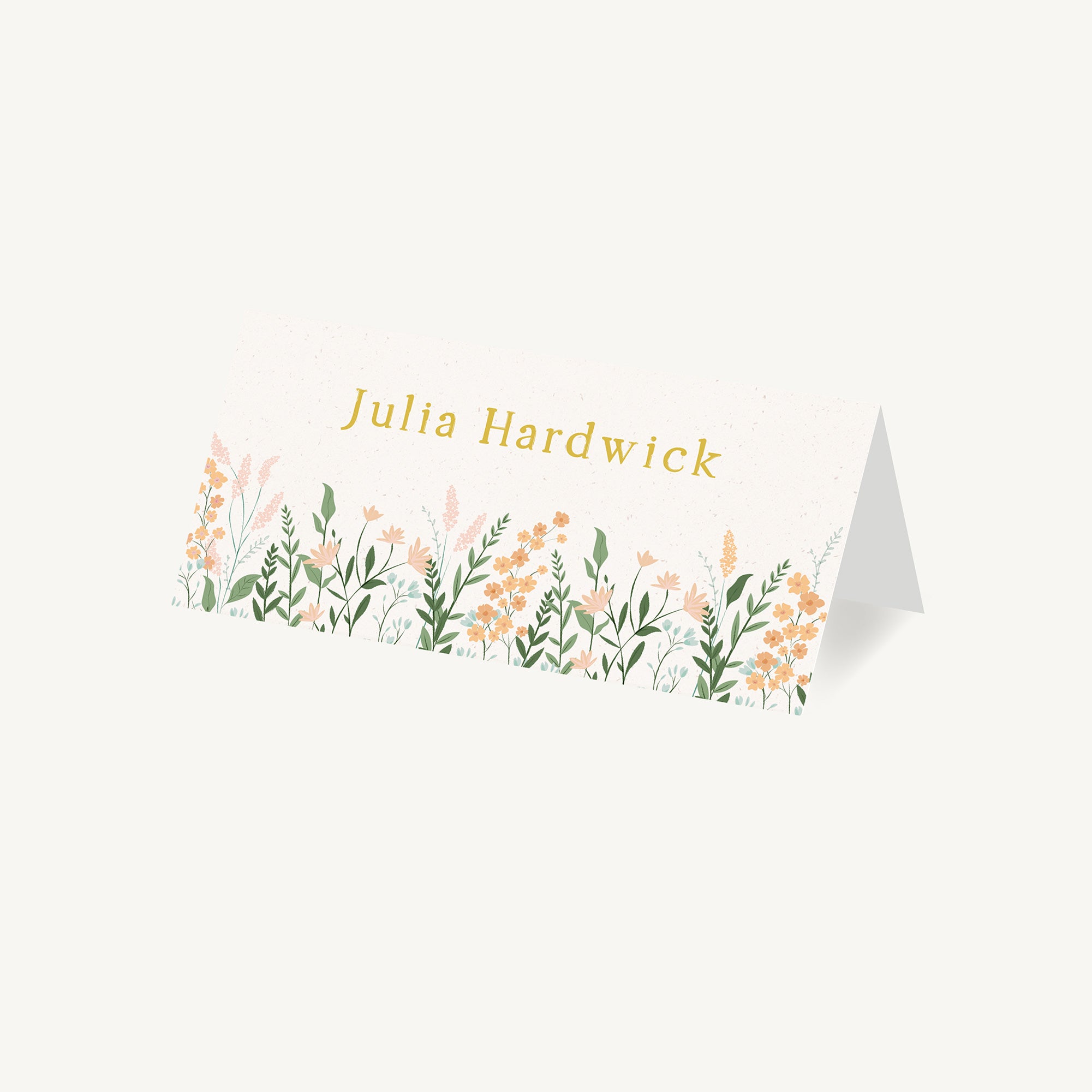 Summer Meadow Wedding Place Card