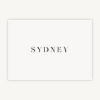 White Modern Script Wedding Table Name
