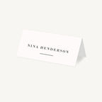 Simple Script Wedding Place Card