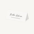 Modern Script Wedding Place Card