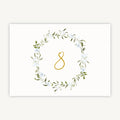 Spring Flowers Wedding Table Number