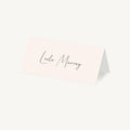 Romantic Script Wedding Place Card