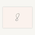 Romantic Script Wedding Table Number