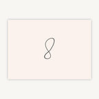 Romantic Script Wedding Table Number